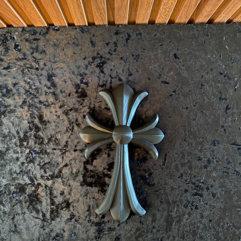 RARE Large 8” CH Black Cross Decor - Picture 4 of 9